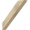 Ekena Millwork 4"W x 22"D x 22"H Traditional Rough Sawn Knee Brace, Douglas Fir BRC04X22X22TRA00RDF - alternate 1